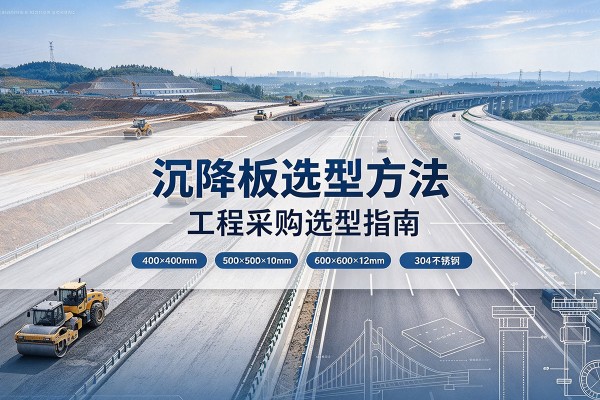 仙桃沉降板选择方法