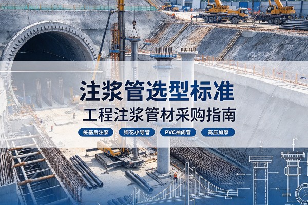 仙桃注浆管选型标准