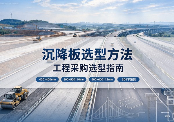 仙桃沉降板选择方法
